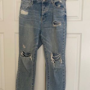 pac sun mom jeans size 28